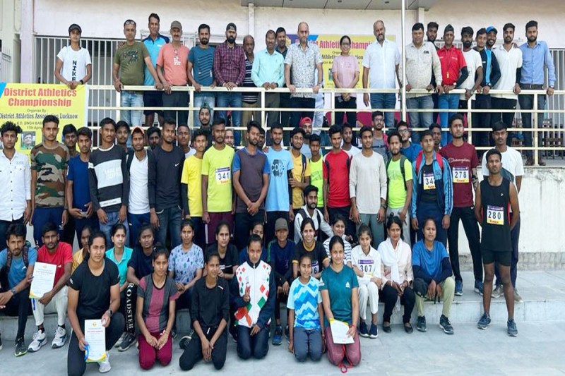 लखनऊ जिला एथलेटिक्स चैंपियनशिप में शैली श्रीवास्तव को दोहरे स्वर्ण