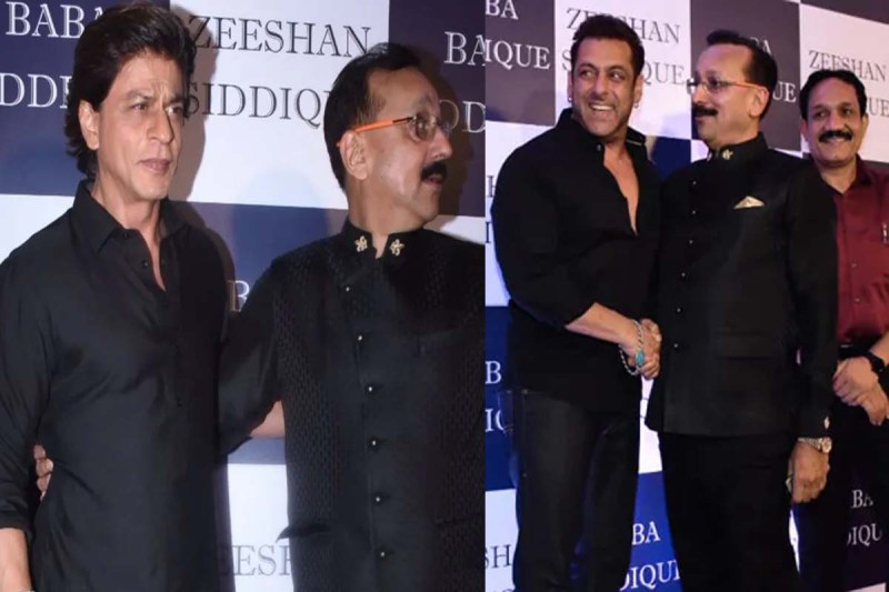 Baba Siddique की ग्रैंड इफ्तार पार्टी में पहुंचे Salman-Shahrukh, पति अनस के साथ नजर आईं Sana Khan