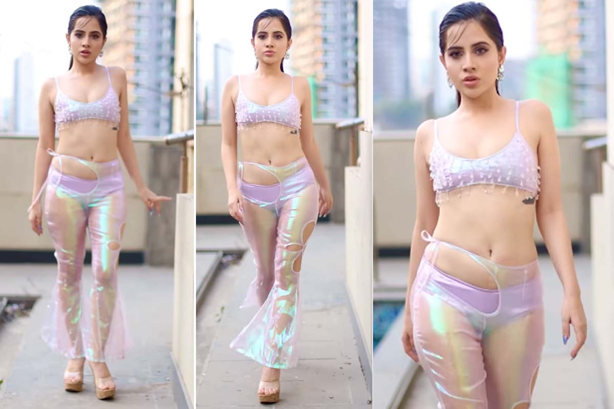 'कपड़े खत्म हो गए क्या?', ट्रांसपैरेंट फटी पॉलीथिन पैंट पहनकर निकलीं Urfi Javed