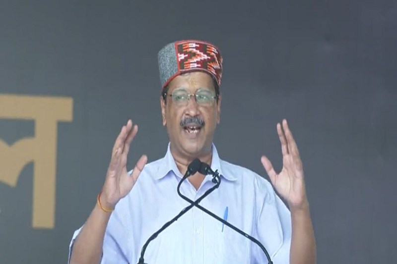 AAP Chief Arvind Kejriwal Addresses Rally In Himachal Pradesh Kangra