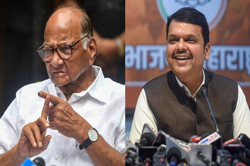 Sharad Pawar target Fadnavis, says they want power, but  it didn't happen