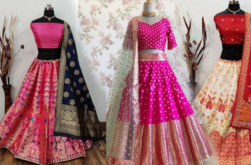 Georgette Wedding Wear Gota Patti Lehenga, Size: Free Size, With Blouse at  Rs 2160 in Sikar