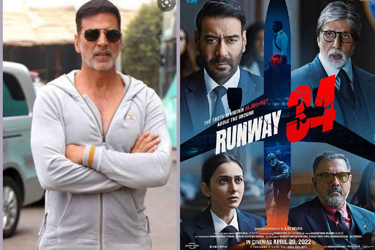 akshay kumar reviews ajay devgn film runway 34 know his reaction