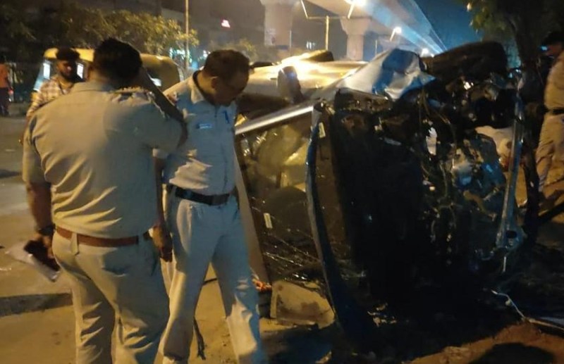 car accident in Delhi