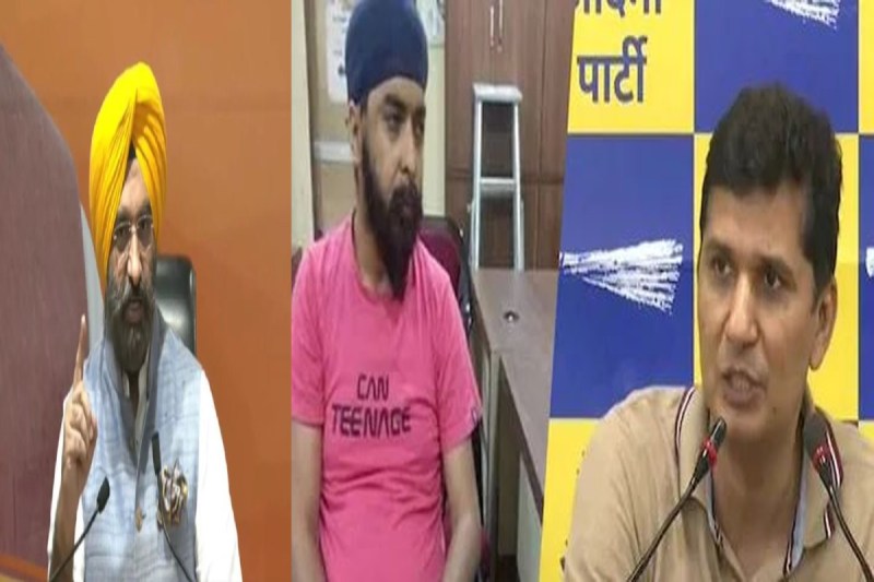 BJP and AAP Conflict On Tajinder Pali Singh Bagga Arrest By Punjab Police In Delhi