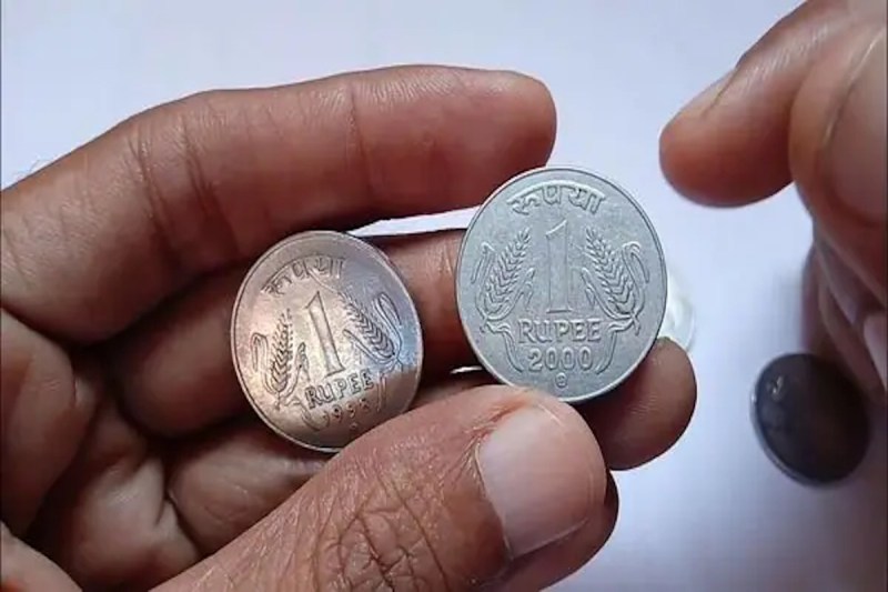 Coin of One File Photo