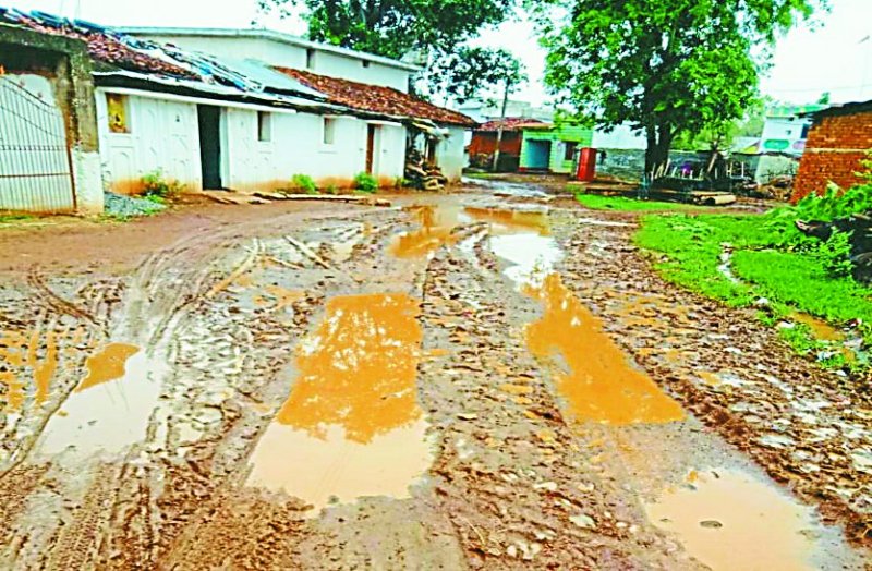 पैदल चलना भी मुश्किल: जिपं अध्यक्ष बोलीं- गांव प्राथमिकता में, राशि स्वीकृत जल्द शुरू होग कार्य