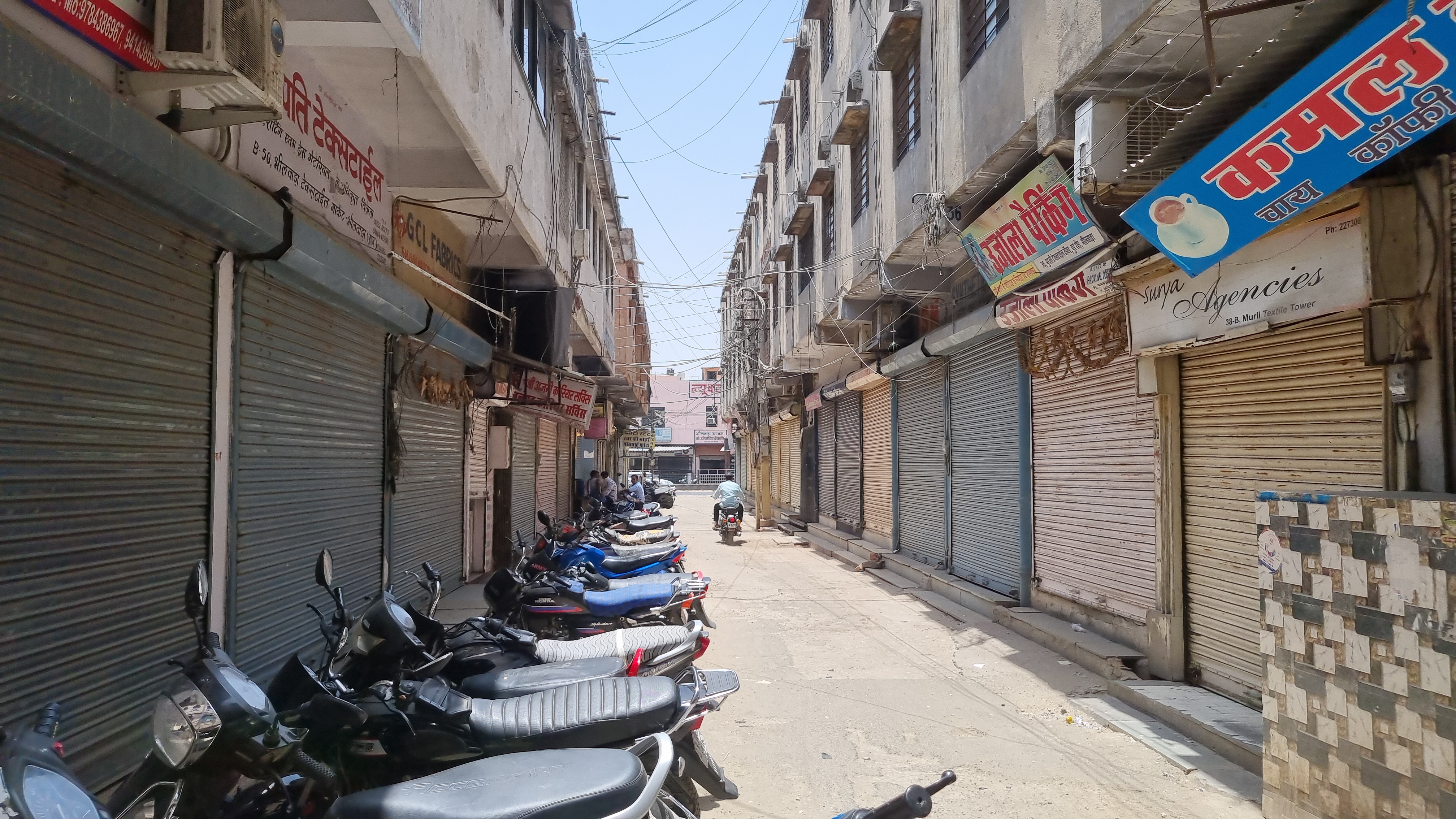 Bhilwara closed, silence spread in the market, police ready