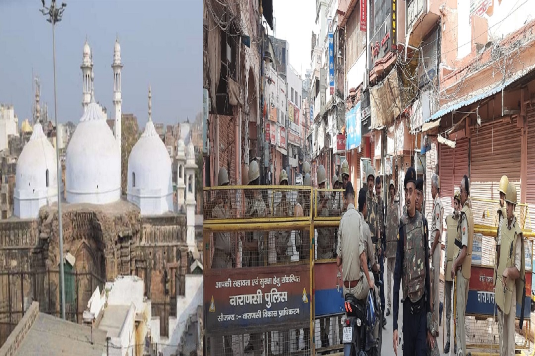 काशी विश्वनाथ मंदिर-ज्ञानवापी परिसर कड़ी सुरक्षा में सर्वे की कार्यवाही