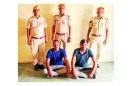 पुलिस गिरफ्त में आरोपी