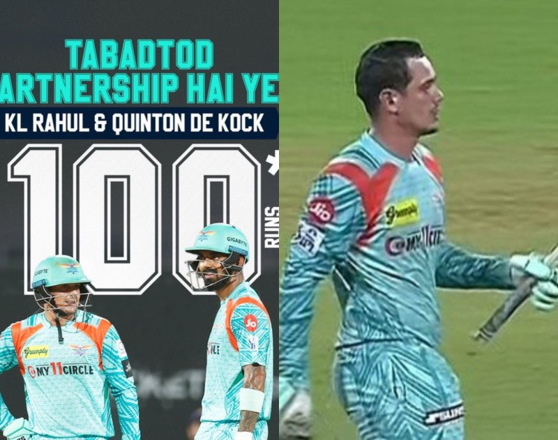 ipl 2022 quinton de kock smash a century against kkr