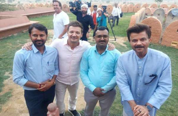 Anil Kapoor PICS of shooting with Jeremy Renner in Alwar Rajasthan