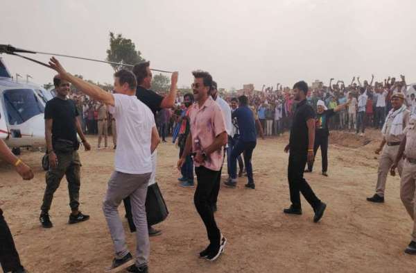 Anil Kapoor PICS of shooting with Jeremy Renner in Alwar Rajasthan