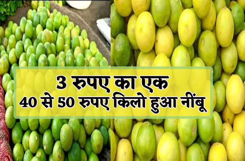 3 रुपए का एक और 10 रुपए के 4 मिल रहे नींबू, अब हर जगह कम हो गए दाम
