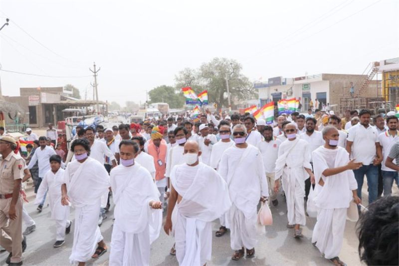 आचार्य महाश्रमण के स्वागत में उमड़ा श्रद्धा का जन सैलाब