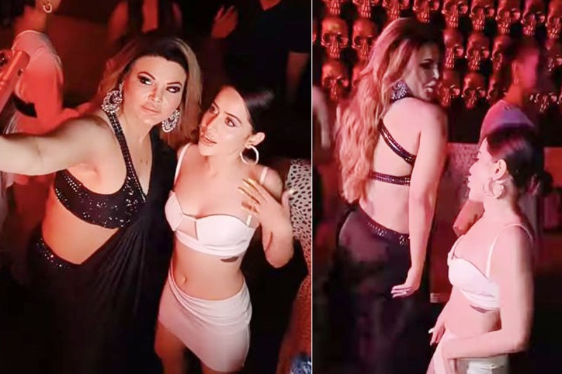 rakhi sawant and urfi javed hot dance moves latest viral video