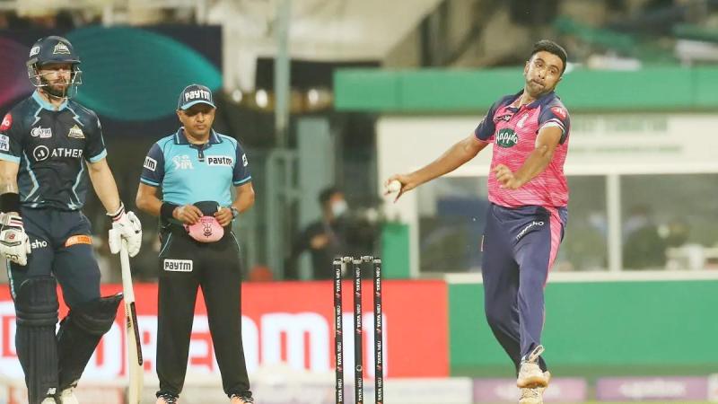 ipl 2022 Ravichandran Ashwin bowled 131 point 6 kmph ball against gt