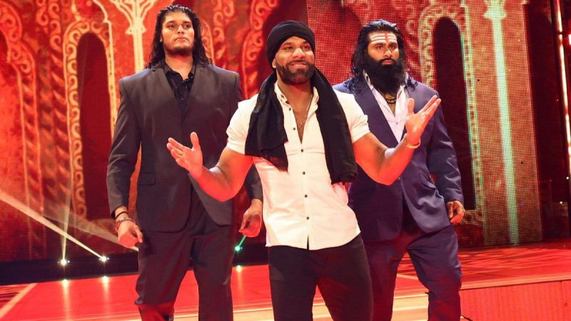 indian wwe stars reunion photo veer mahaan jinder mahal Saurav Gurjar 