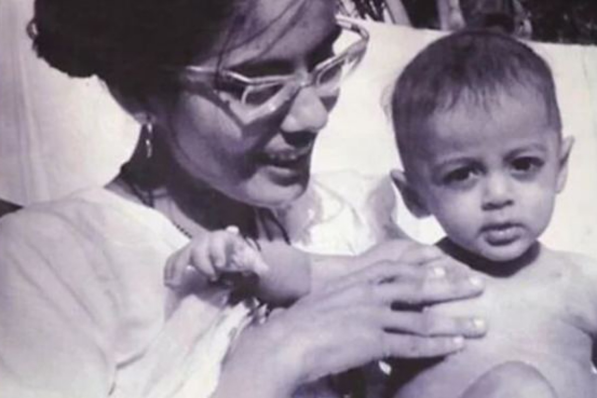 salman khan childhood viral photo with mother salma khan
