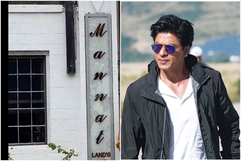 shahrukh khan mannat new nameplate goes missing which cost rs 25 lakh