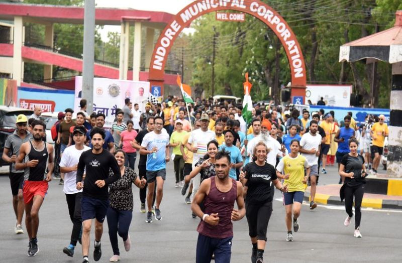 Indore News : ‘गौरव’ के लिए दौड़े इंदौरियंस