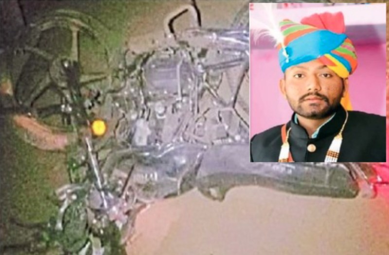 husband and wife death in road accident in barmer