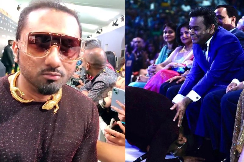 जब परफॉर्मेंस के बीच AR Rahman के पैर छूने पहुंचे Yo Yo Honey Singh