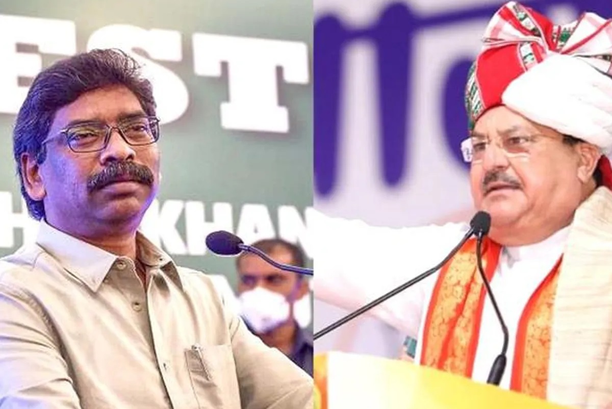 रांची में गरजे बीजेपी अध्यक्ष जेपी नड्डा, बोले- 'भ्रष्टाचार के पर्यायवाची हैं हेमंत सोरेन'
