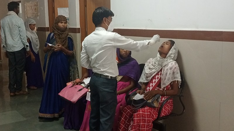 Strong decline in corona cases in India