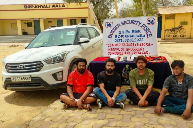 SriGanganagar सीमा पार तस्करी का नेटवर्क: अब एनसीबी जोधपुर करेगी हेरोइन तस्करी की जांच
