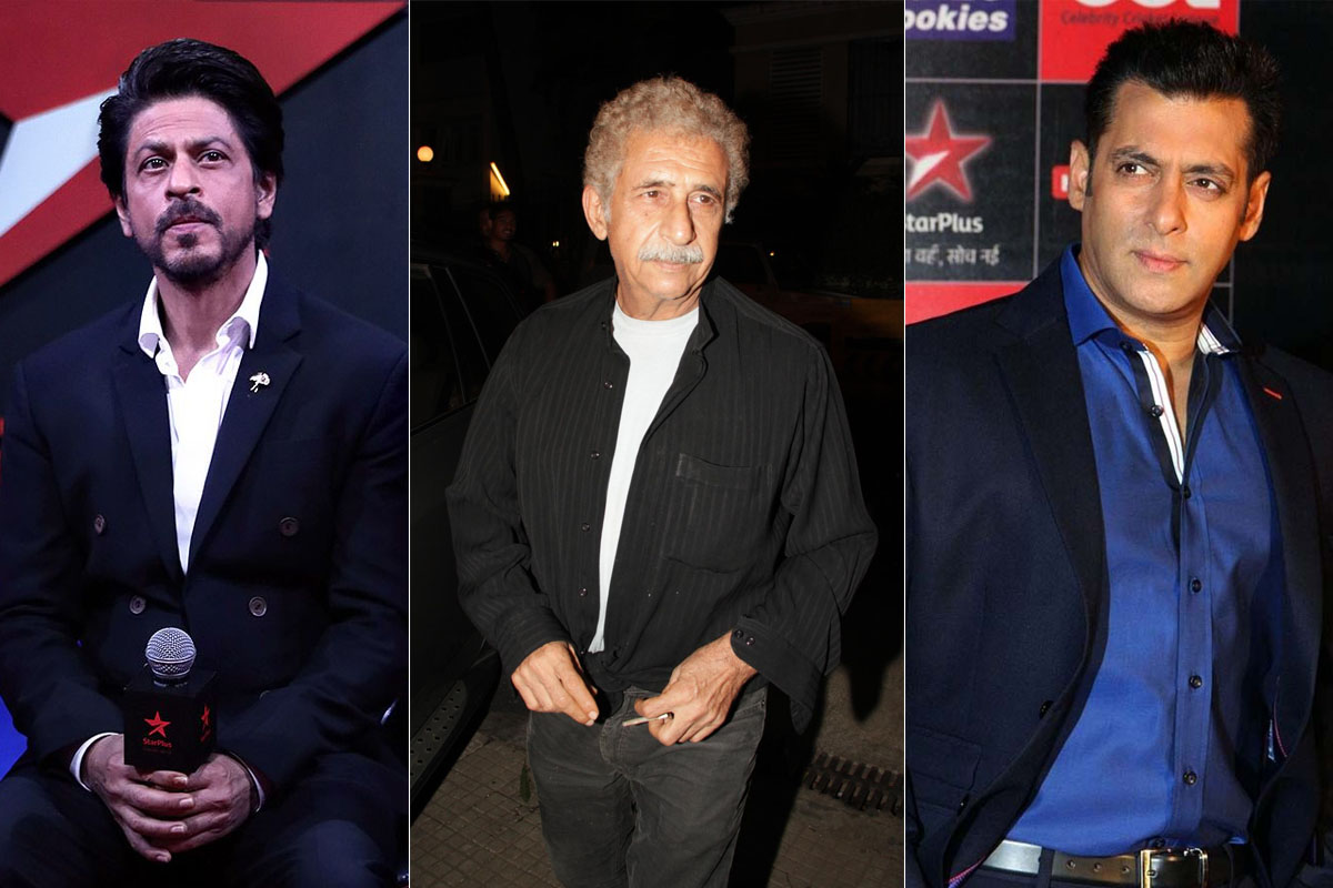 Shah Rukh, Salman और Aamir पर नसीरुद्दीन शाह को आया गुस्सा