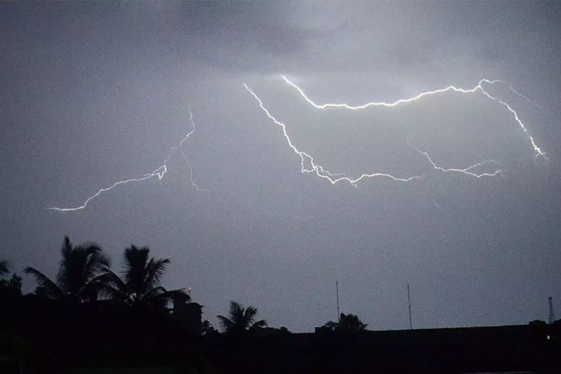 CHA standing at the movement site even in rain