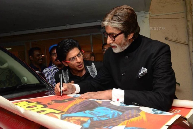 amitabh bachchan and shahrukh khan