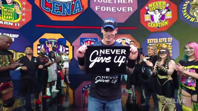 john cena returns wwe raw 20th anniversary CenaMonth