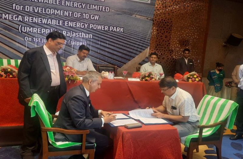 राजस्थान में विकसित होगा 10 हजार मेगावाट का अल्ट्रामेगा रिन्यूएबल एनर्जी पावर पार्क