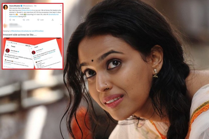 Swara Bhaskar Tweeted On Nupur Sharma