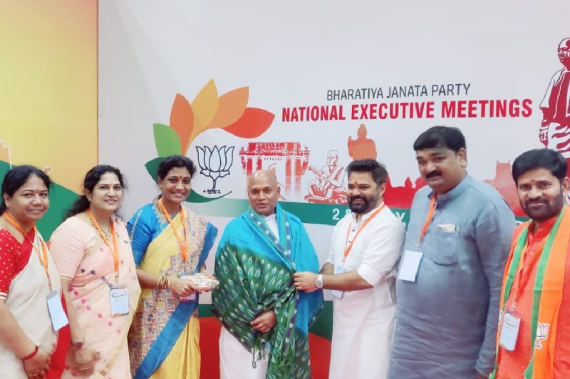 JDU Leader And Union Minister RCP Singh has not joined party, He was in Hyderabad, Telangana to attend a committee meeting, says BJP