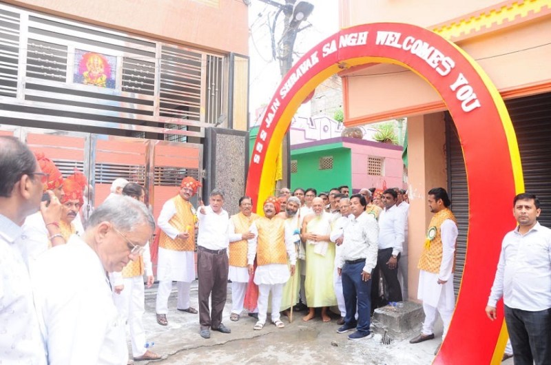 गुम्मडीपुण्डी में जैन भवन का का उद्घाटन