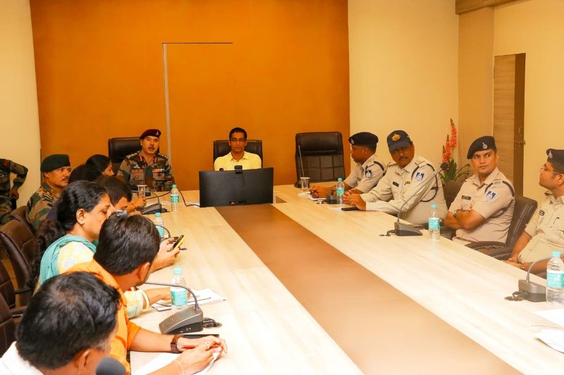 धार में होने वाली अग्निपथ भर्ती को लेकर की बैठक हुई