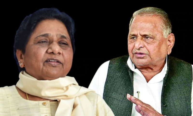 Mayawati and Mulayam Singh yadav file photo