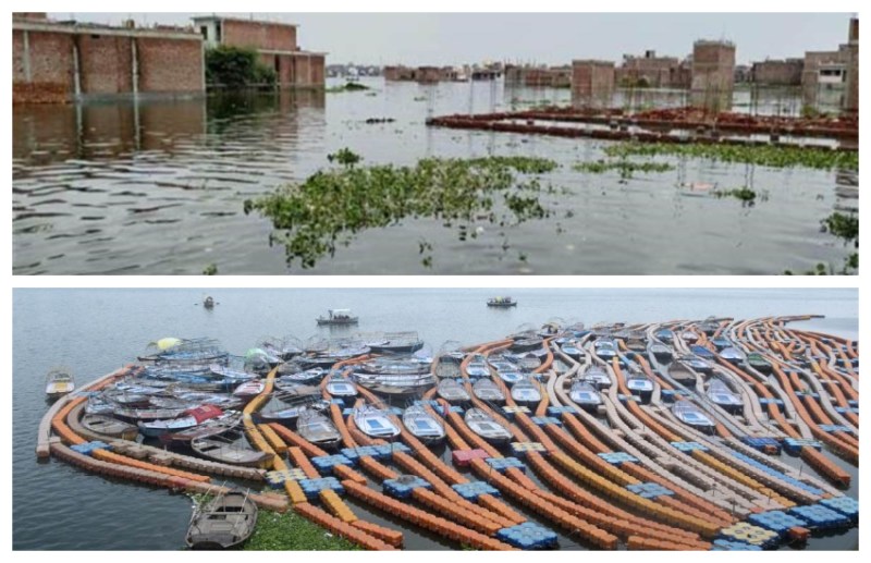 प्रयागराज में मंडराने लगा बाढ़ का खतरा, तेजी के साथ बढ़ रहा है गंगा-यमुना का जलस्तर