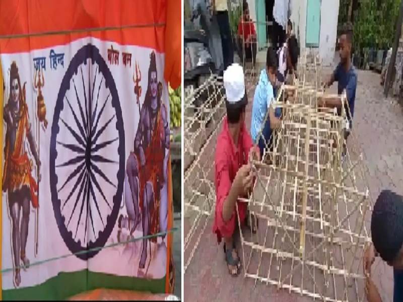 Muslims are making kanwar during discussion on Gyawapi Masjid