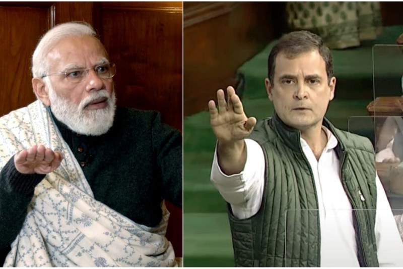 Rahul Gandhi targeted Prime Minister Narendra Modi over fall in the value of rupee against dollar