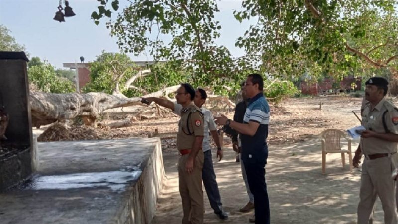  Kannauj DM and SSP suspended after meat shop fire ruscus