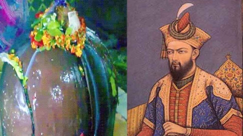 फ़ाइल फोटो औरंगजेब और ललितपुर में मौजूद शिवलिंग