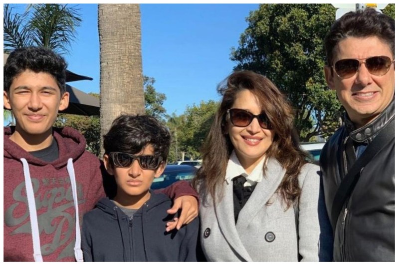 madhuri dixit arin and ryan