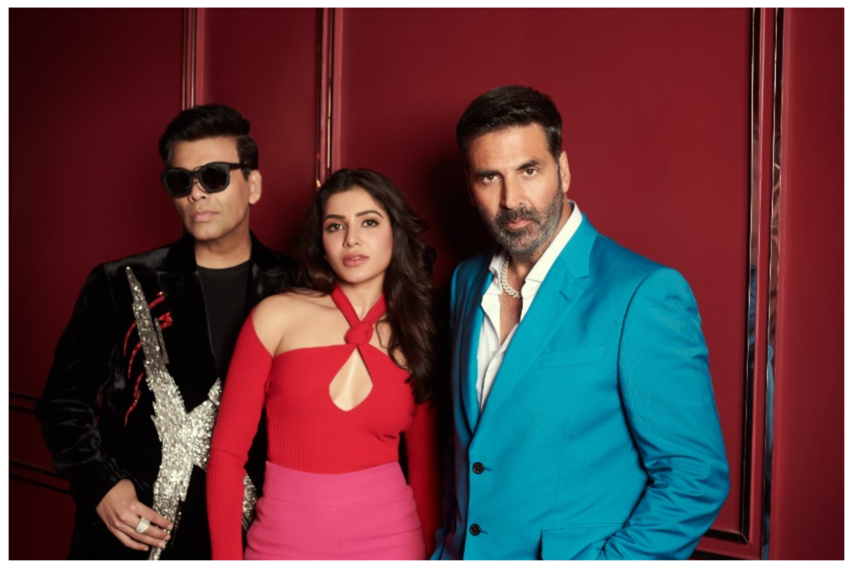 samantha on 250 crore alimony in karan johars show