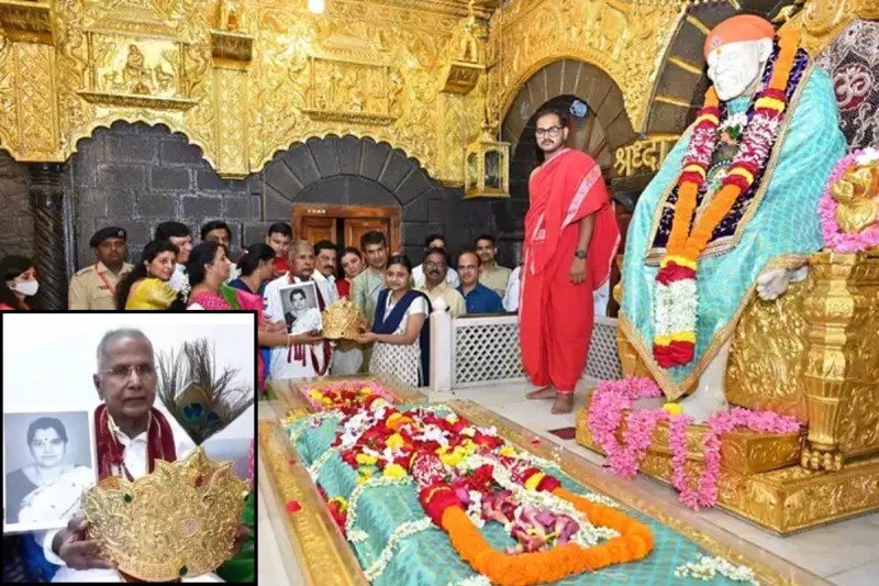 Shirdi Sai Baba Gold Crown