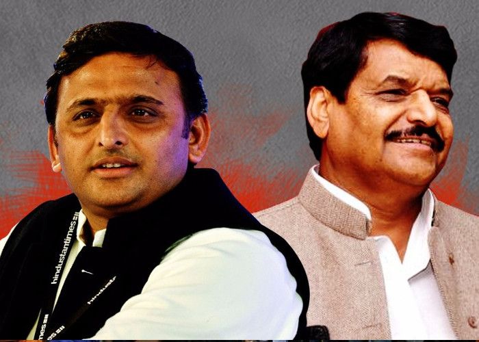 File Photo of AKhilesh Yadav and Shivpal Yadav
