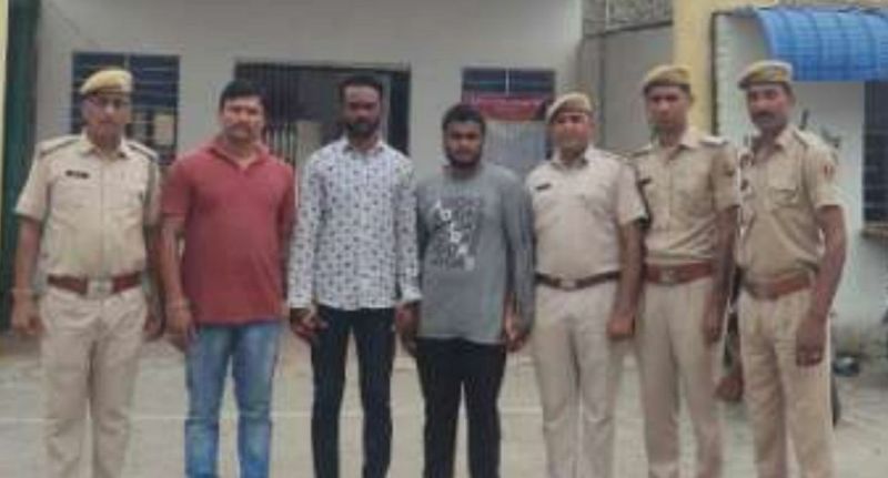 पांच लाख की फिरौती मांगने के मुख्य आरोपी सहित दो गिरफ्तार